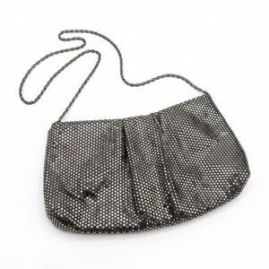 Vintage Lumured Gold Mesh Chain Bag Evening Clutch Purse